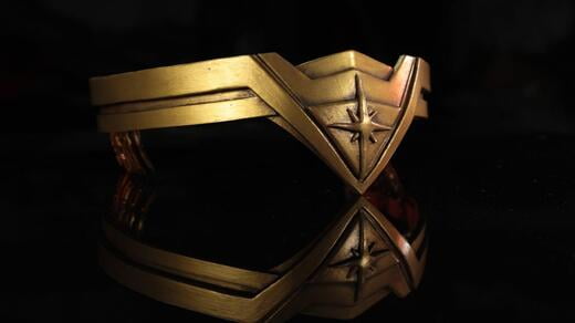 Wonder Woman Tiara Right 3/4 view