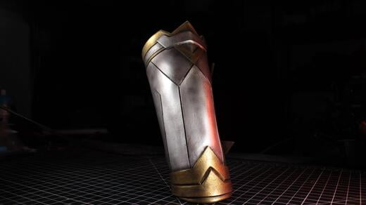 Wonder Woman Vambraces (Bracers) from WW1984 - EVA Foam Pattern