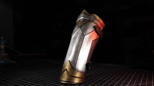 Wonder Woman Vambraces (Bracers) from WW1984 - EVA Foam Pattern